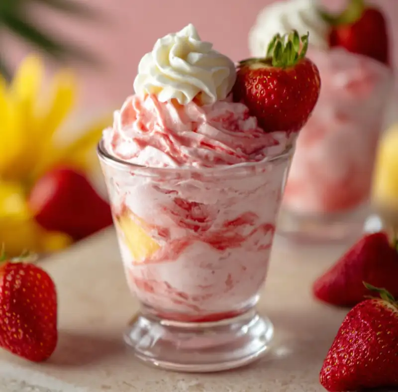 Frozen Strawberry Dole Whip