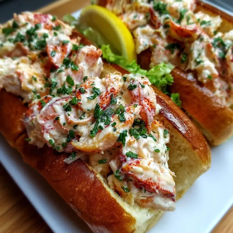 Garlic Butter Lobster Rolls With Creamy Filling – Delicious Recipe