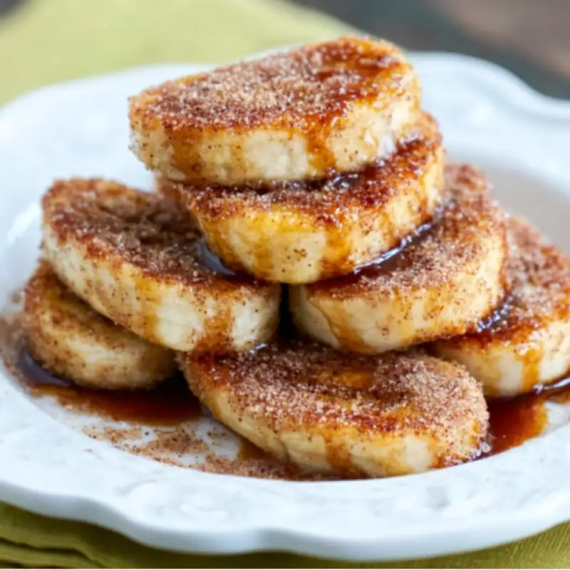 Pan Fried Cinnamon Bananas