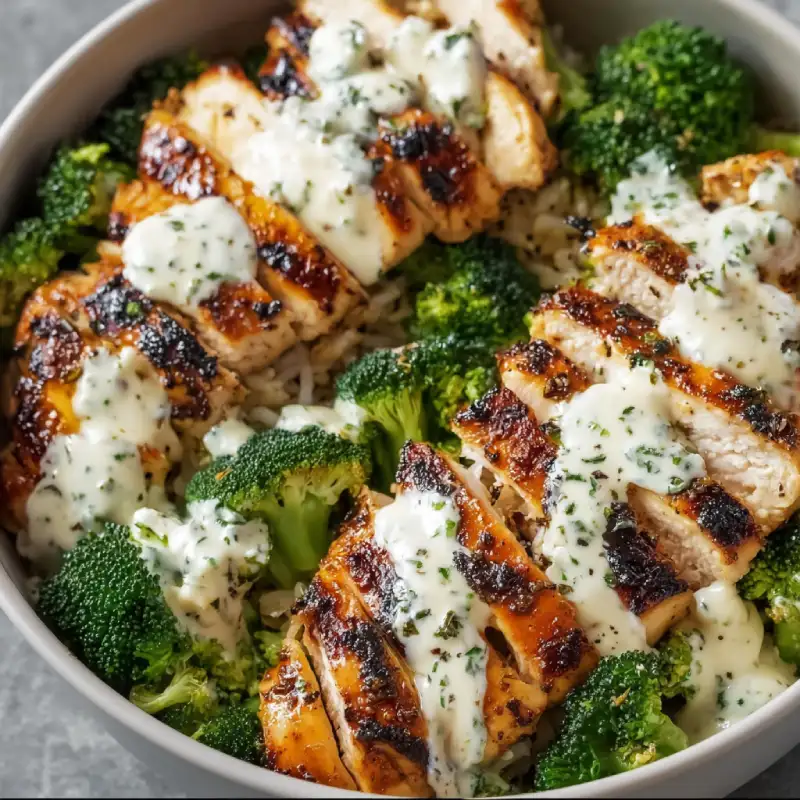Grilled Chicken and Broccoli Bowls: Delicious Recipe