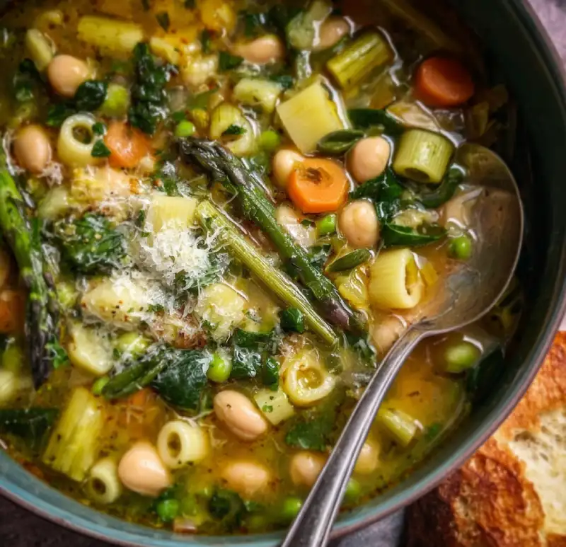 Spring Minestrone Soup