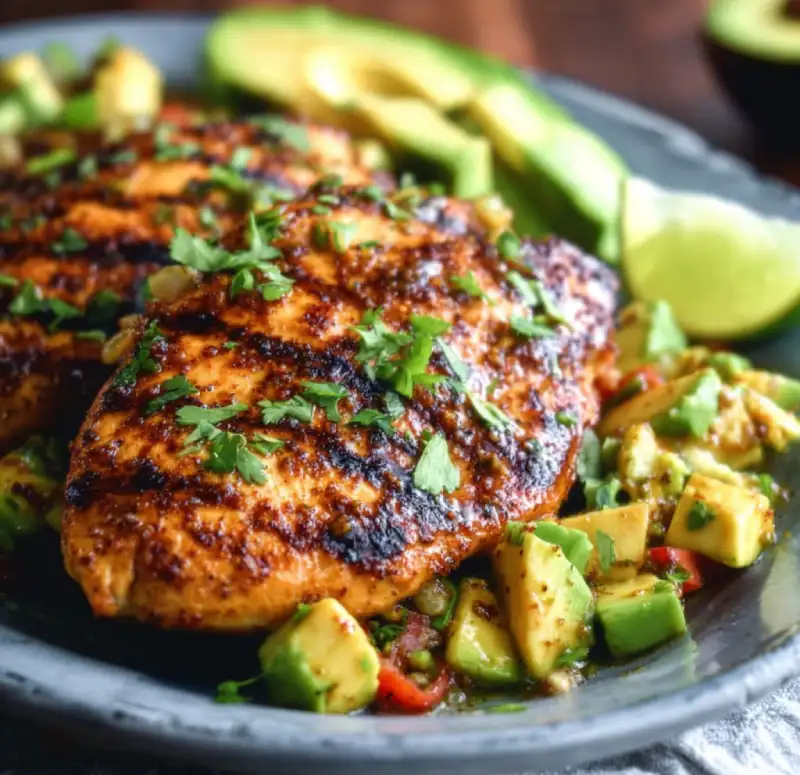 Fiesta Lime Chicken with Avocado