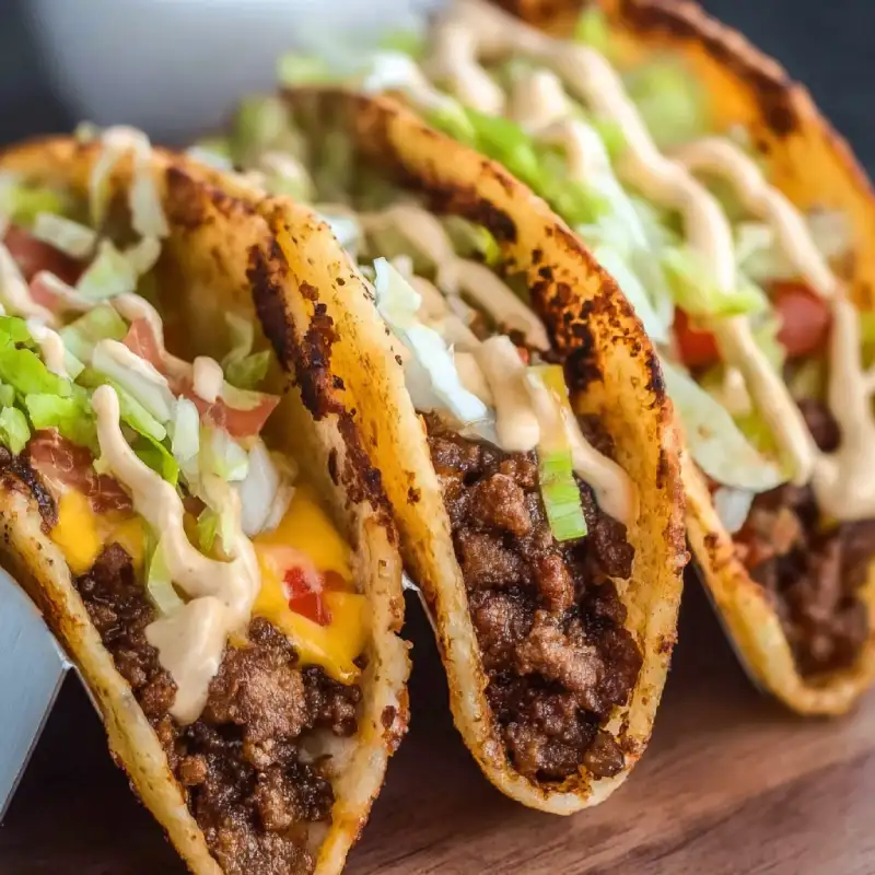 Smash Burger Tacos