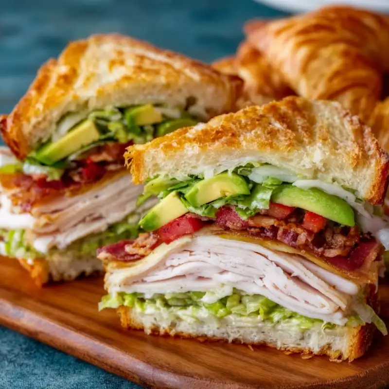 Easy California Club Sandwich Recipe for Picnic Lunch