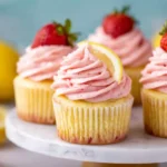 Strawberry Lemonade Cupcakes