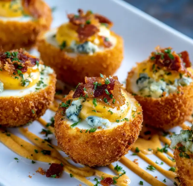 Fried Deviled Eggs