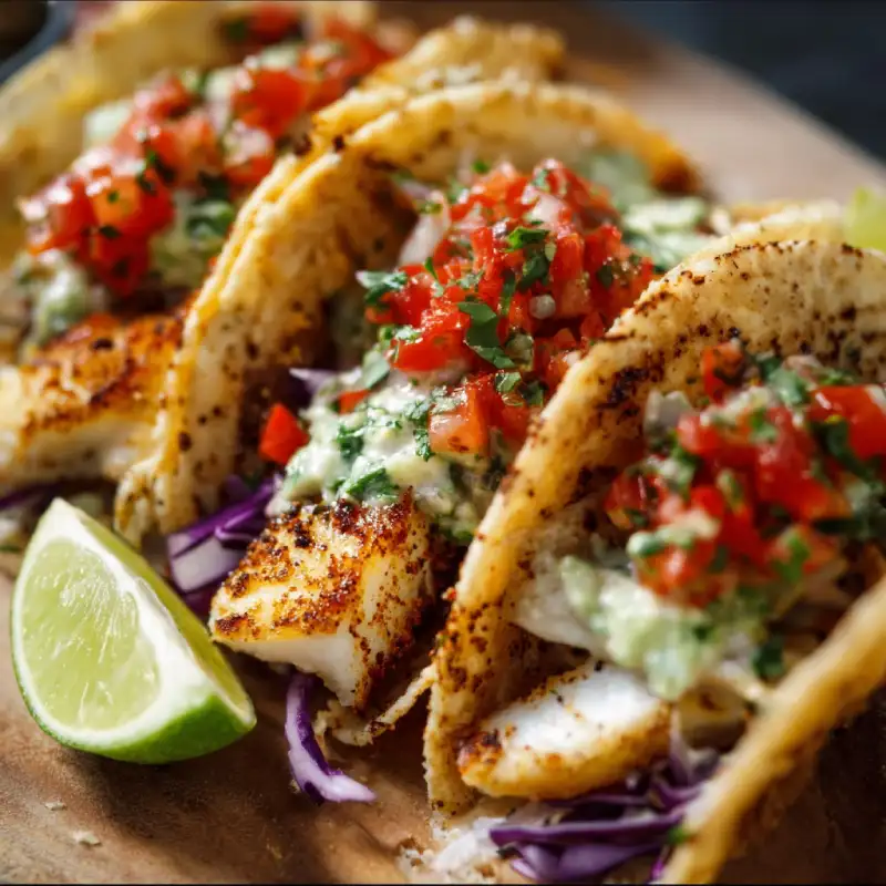 Homemade Baja Fish Tacos with Avocado Crema: Delicious Recipe Guide