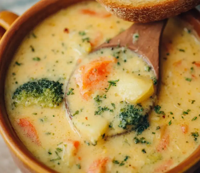 Delicious Creamy Vegetable Soup Recipe: A Healthy Meal
