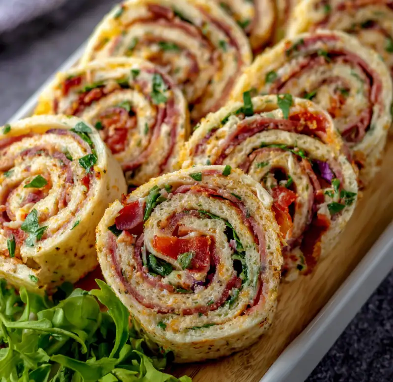 Easy Italian Pinwheel Sandwiches Recipe