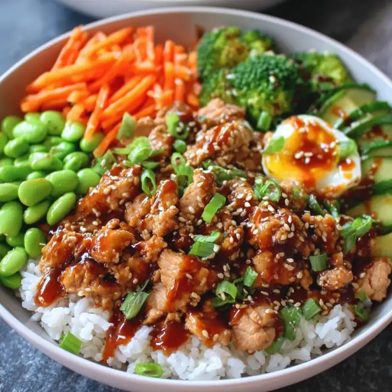 Delicious Teriyaki Turkey Rice Bowls Recipe