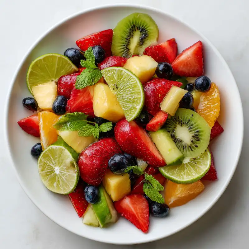 Fruit Salad with Honey Lime