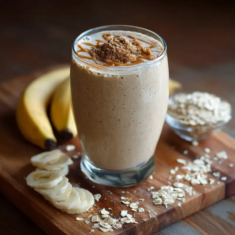 Delicious Oatmeal Cookie Dough Protein Smoothie Recipe