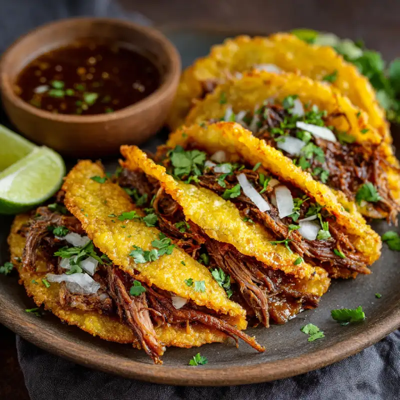 Super Crispy Birria Tacos