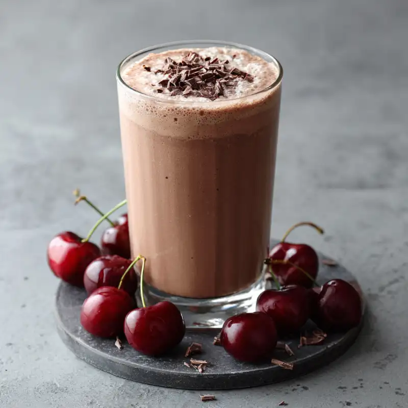 Chocolate Cherry Protein Shake