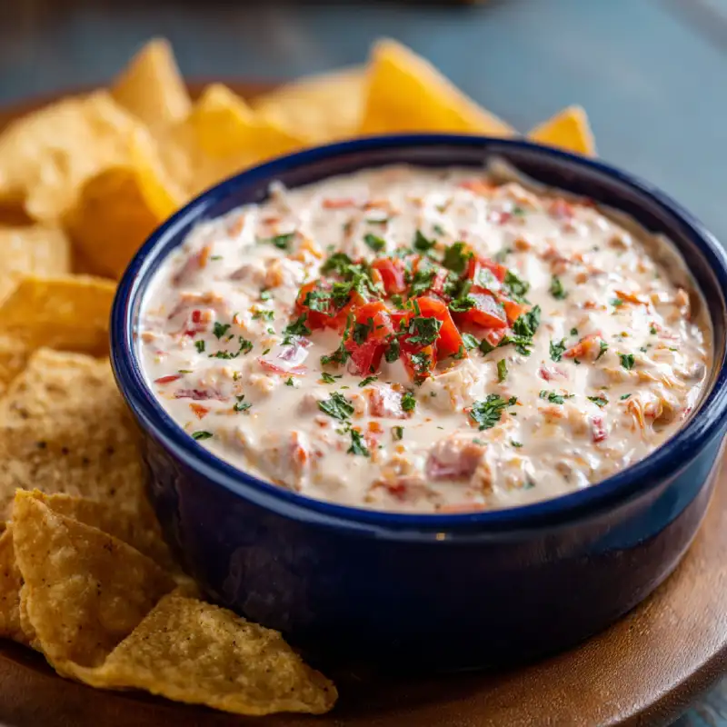 Creamy Crockpot Rotel Dip