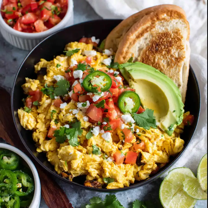 Hearty Mexican Scrambled Eggs