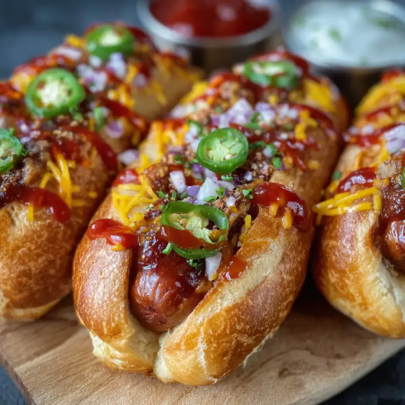 Spicy Firecracker Hot Dogs