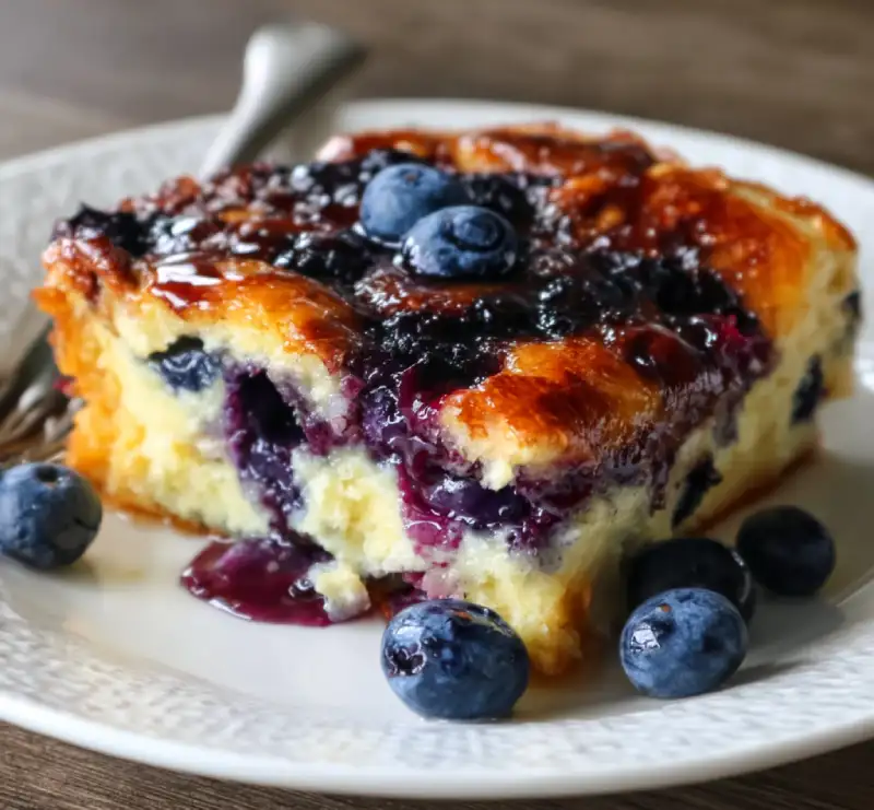 Blueberry Buttermilk Pancake Casserole