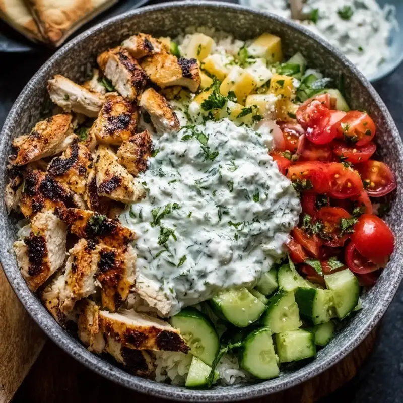 Chicken Tzatziki Bowls