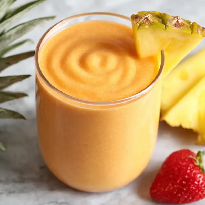 Tropical Sunrise Protein Smoothie