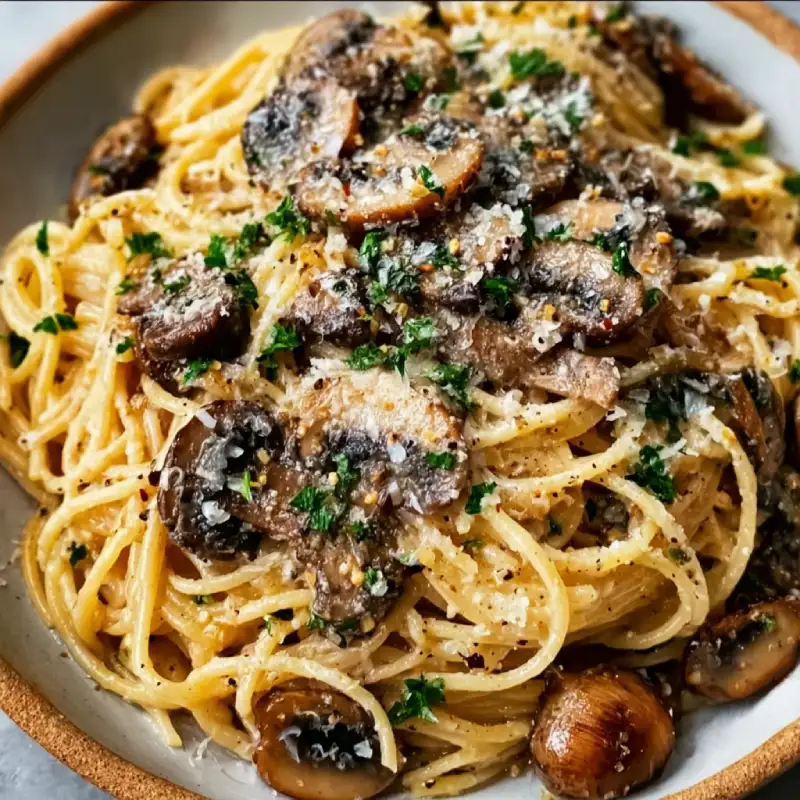 Creamy Brown Butter Mushroom Pasta – Delicious Dinner Recipe
