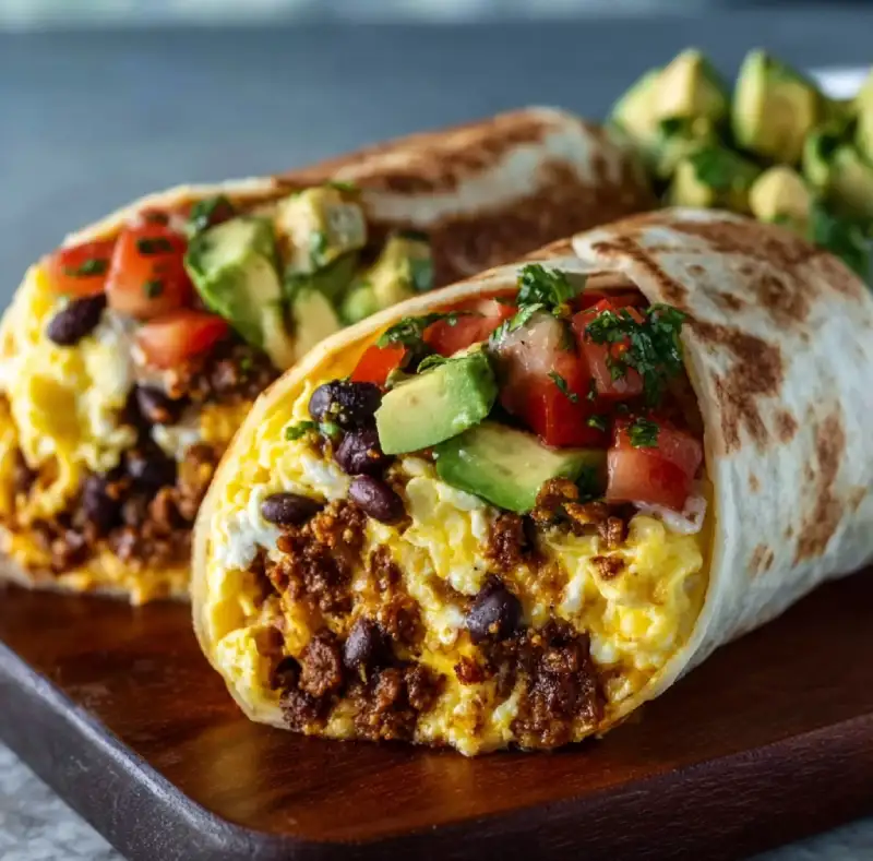 High-Protein Breakfast Burrito