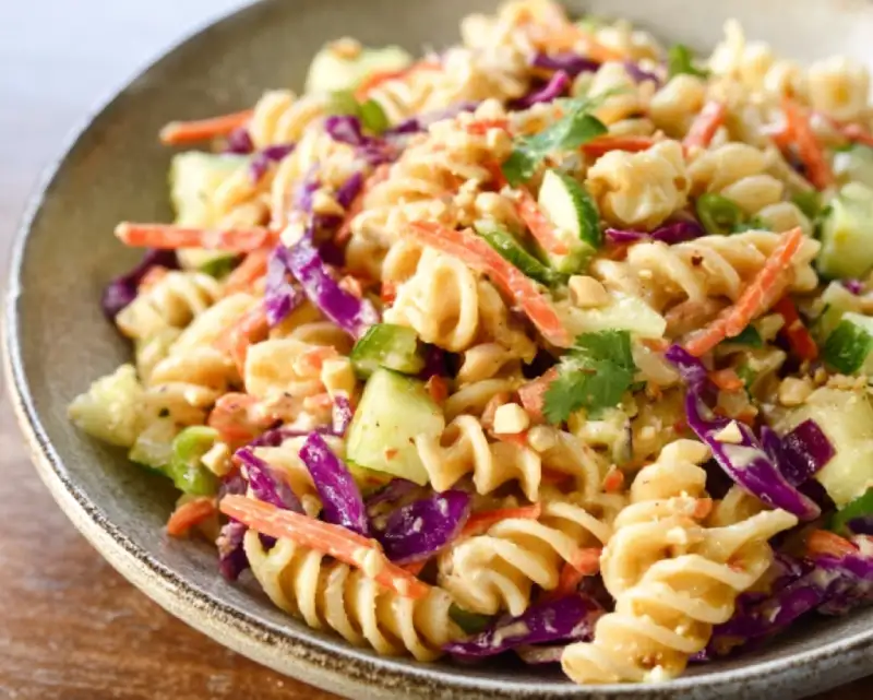 Protein Packed Thai Pasta Salad