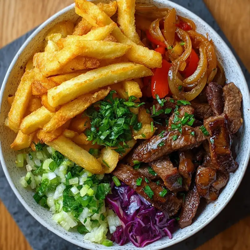 Steak Strips & Crispy Fries Bowl
