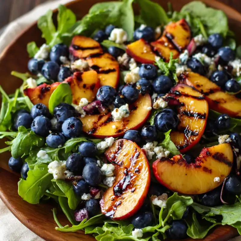 Grilled Peach Blueberry Salad: A Delicious Recipe Guide