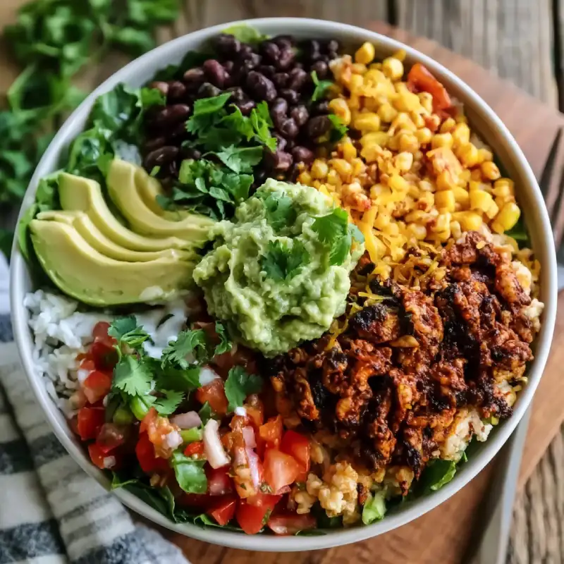 High Protein Taco Bowl