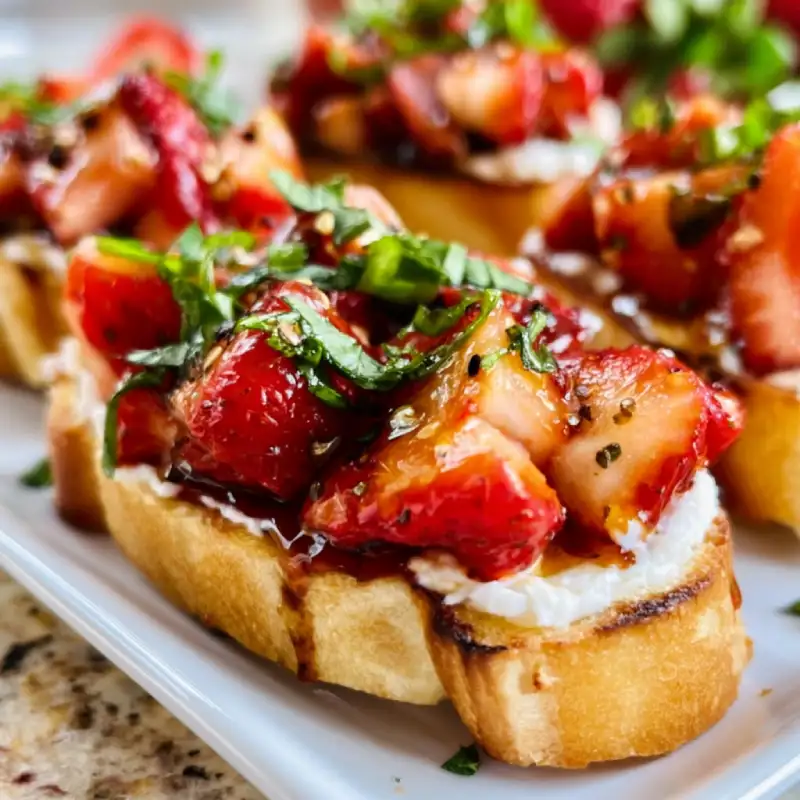 Strawberry Bruschetta