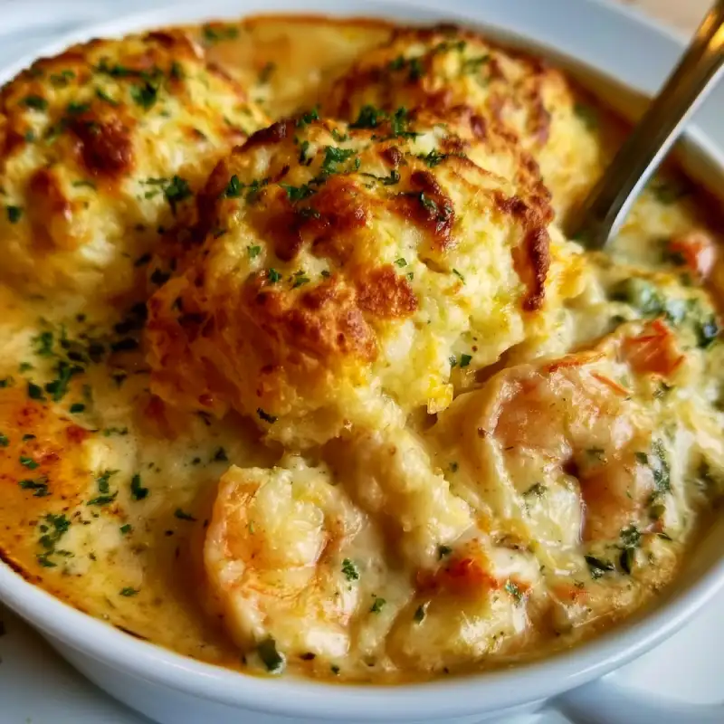 Cheddar Bay Biscuit Seafood Pot Pie: Delicious Recipe