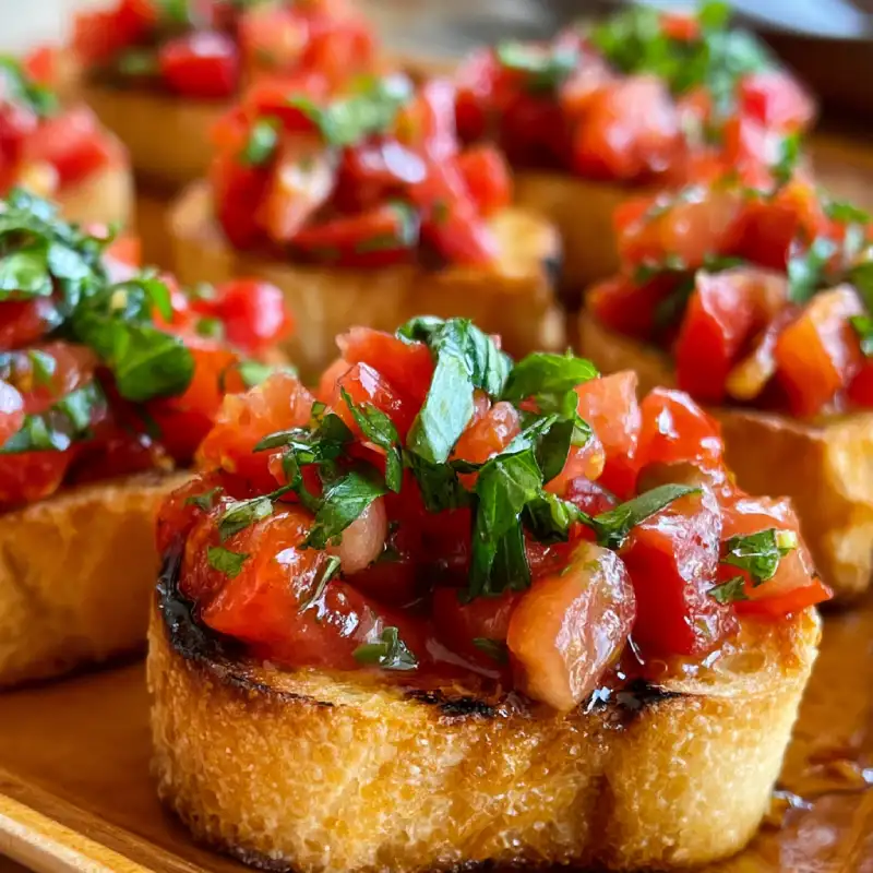 Classic Italian Bruschetta