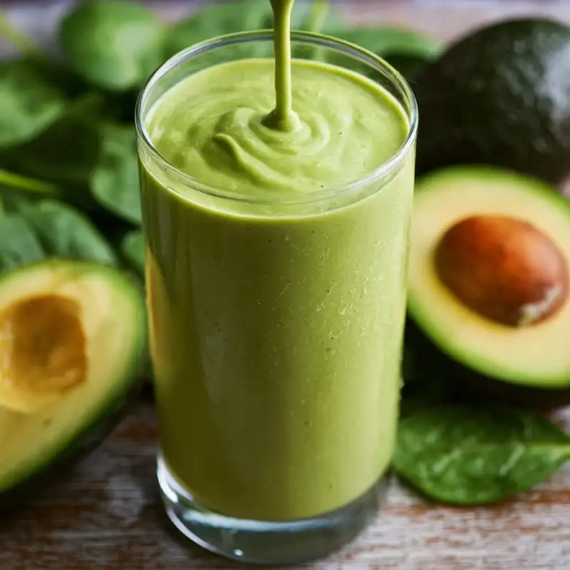 Spinach Avocado Green Smoothie: Easy Recipe