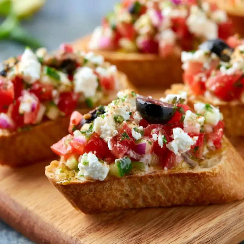 Greek Bruschetta