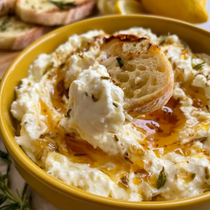 Ricotta Lemon Honey Dip