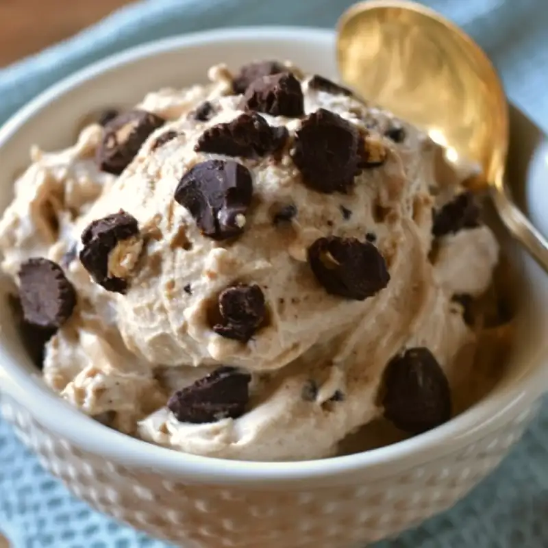 Reese's Peanut Butter Cup Delicious Healthy Frozen Yogurt