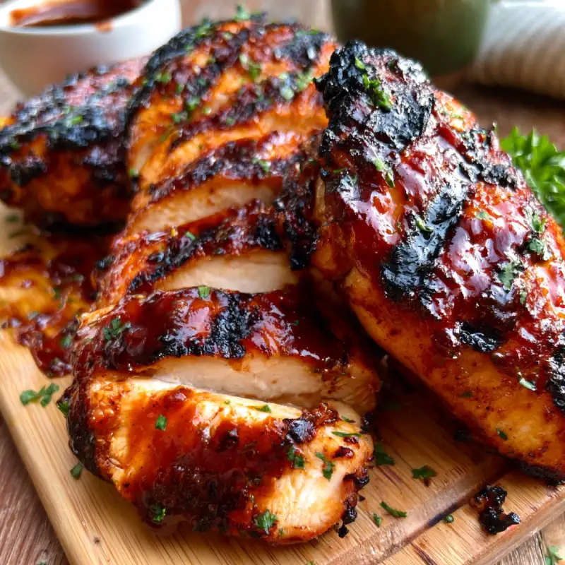 Juicy Grilled BBQ Chicken