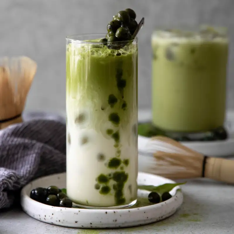 Vegan Matcha Milk Tea