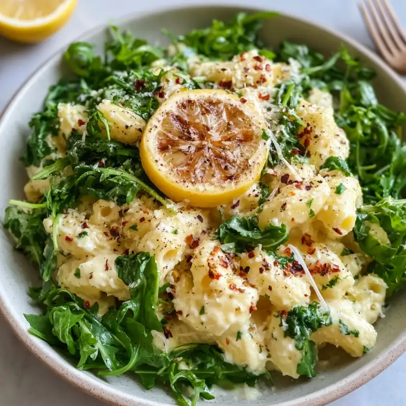 Delicious Lemon Ricotta Pasta With Arugula Recipe