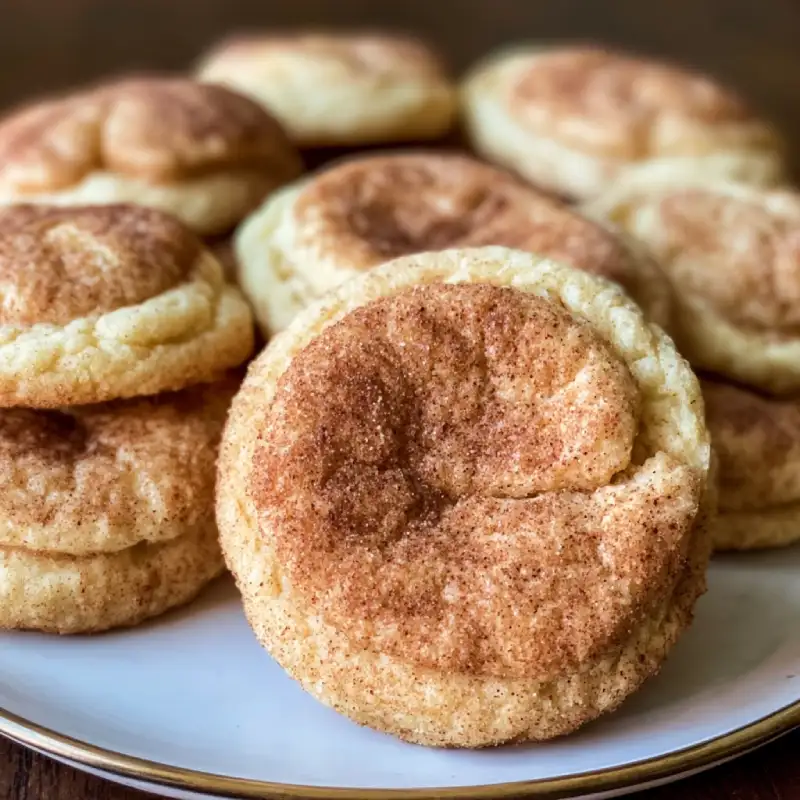 Chewy Snickerdoodle Cookies