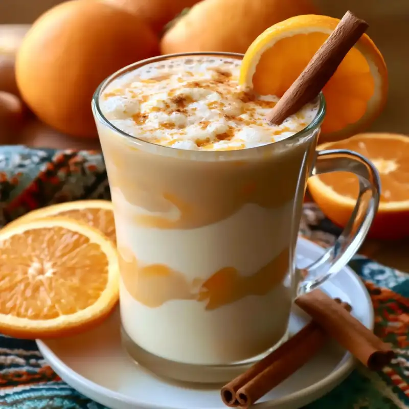 Orange Cinnamon Milk Tea