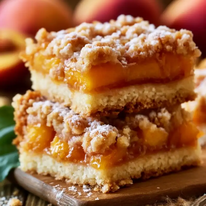 Peach Pie Bars