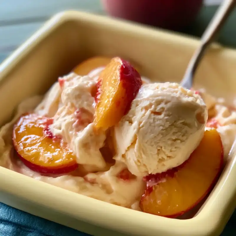 Nectarine Frozen Yogurt
