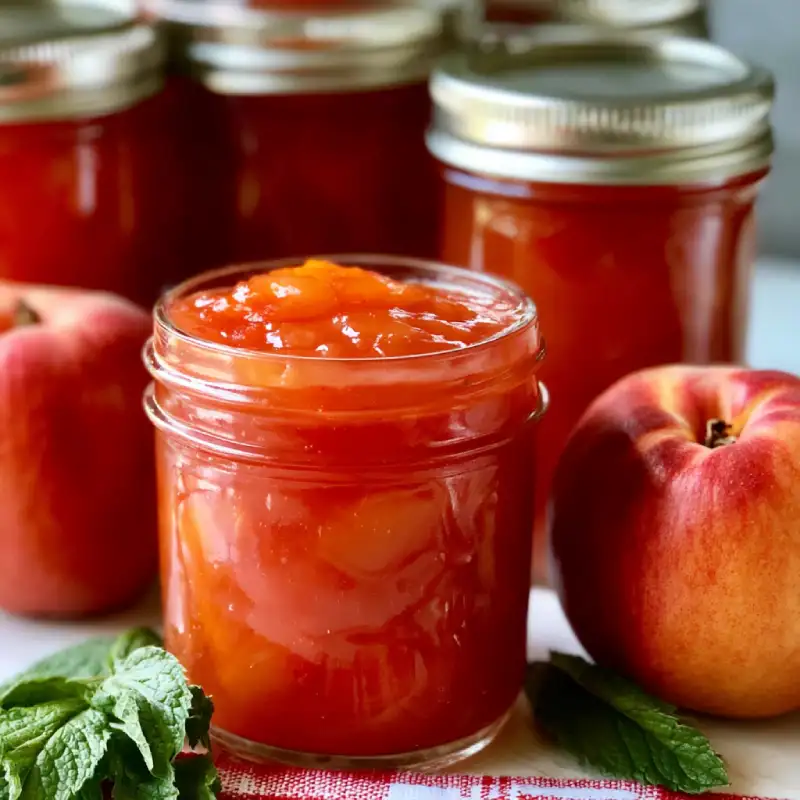 Easy 3 Ingredient Nectarine Jam Without Pectin